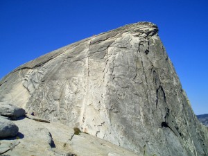 The backside of Half Dome