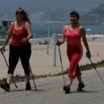 woman Nordic Walking